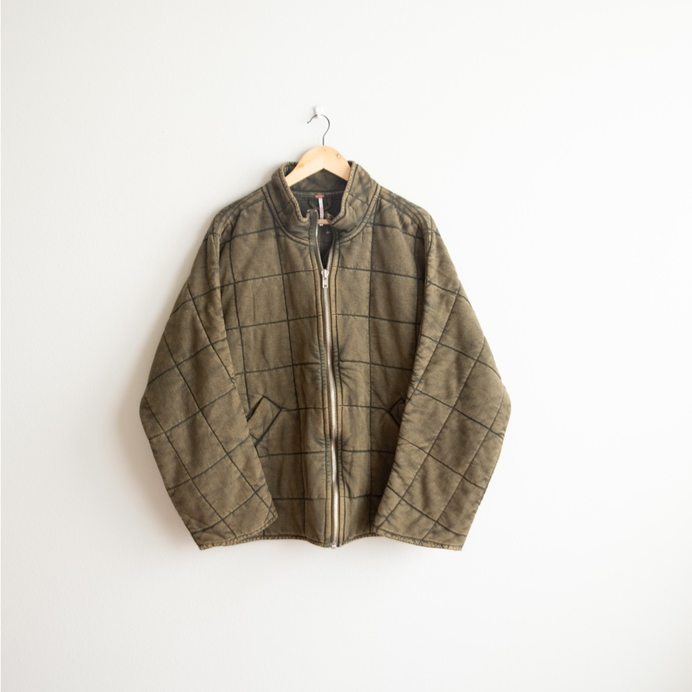 NWT Free People Dolman Jacket in Dusted Military | L |